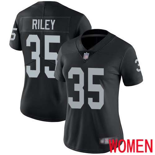 Oakland Raiders Limited Black Women Curtis Riley Home Jersey NFL Football #35 Vapor Untouchable Jersey